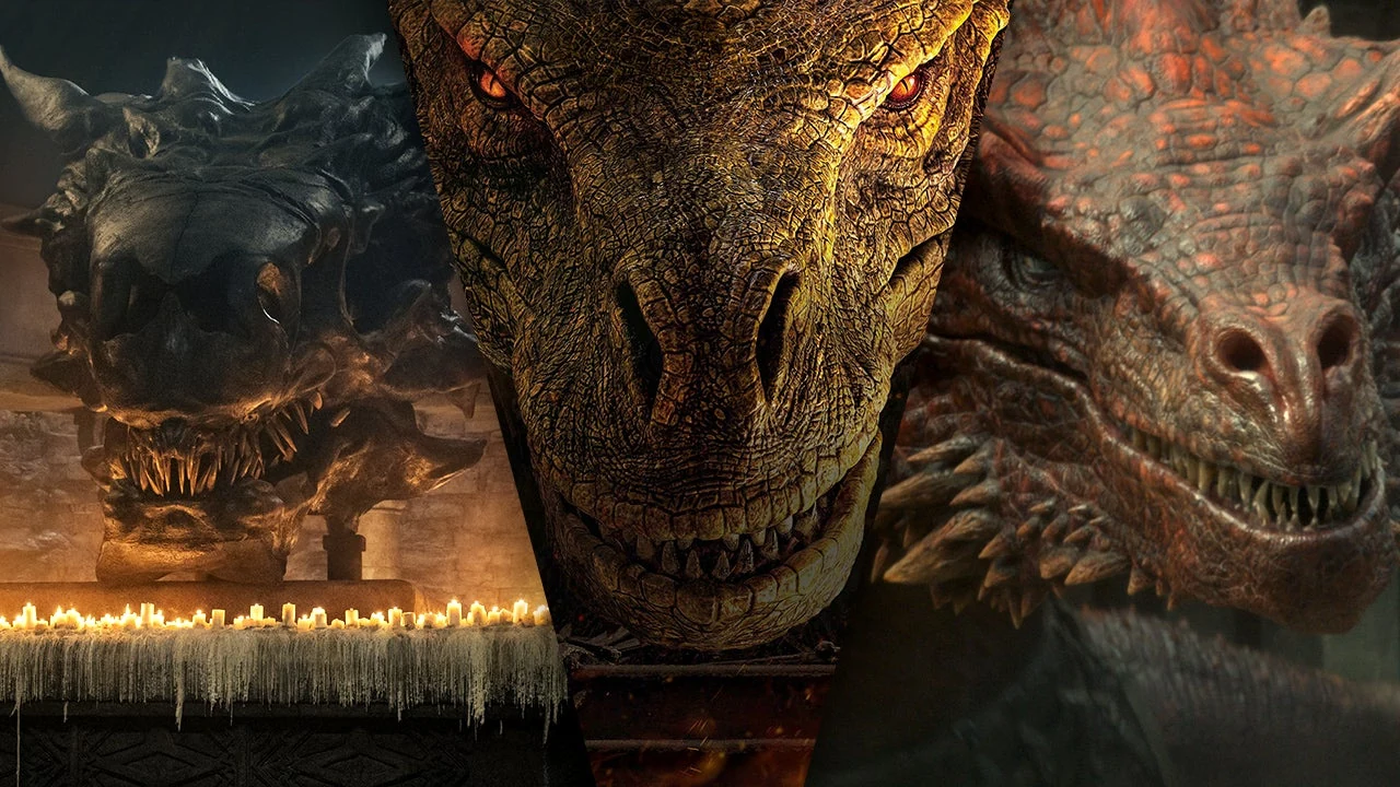 Ancient dragons of Old Valyria taking flight